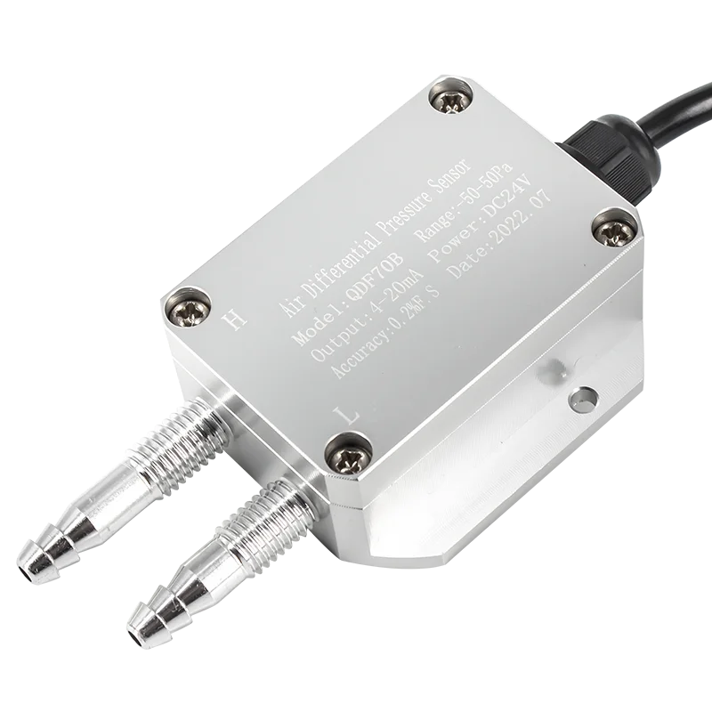 Imagem -05 - Sensor de Pressão Diferencial do Vento do ar Transmissor de Pressão Acoplamento Rápido 420ma Saída 5kpa 10kpa