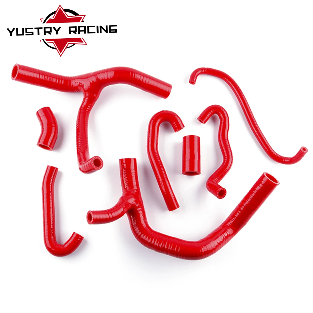 8PCS For 2004-2007 Honda CBR 1000 RR Fireblade Silicone Radiator Hose Y Pipe Kit 2005 2006