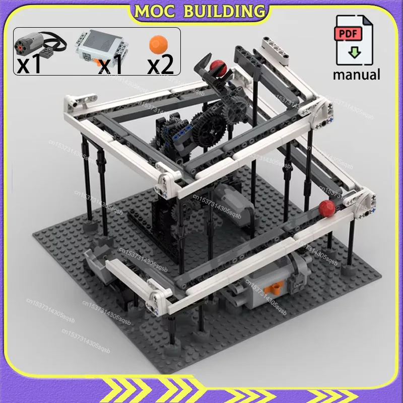 Tecnologia mattoni MOC-41070 movimento perpetuo assemblaggio fai da te blocchi collezioni imposta giocattoli educativi regali