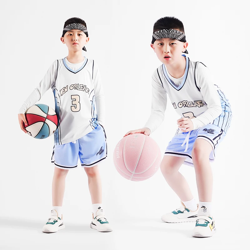 

Kids Basketball Shorts For Boys Training Running Drawstring Elastic Waistband Pocket Letter Prints Short Pants Children Trousers