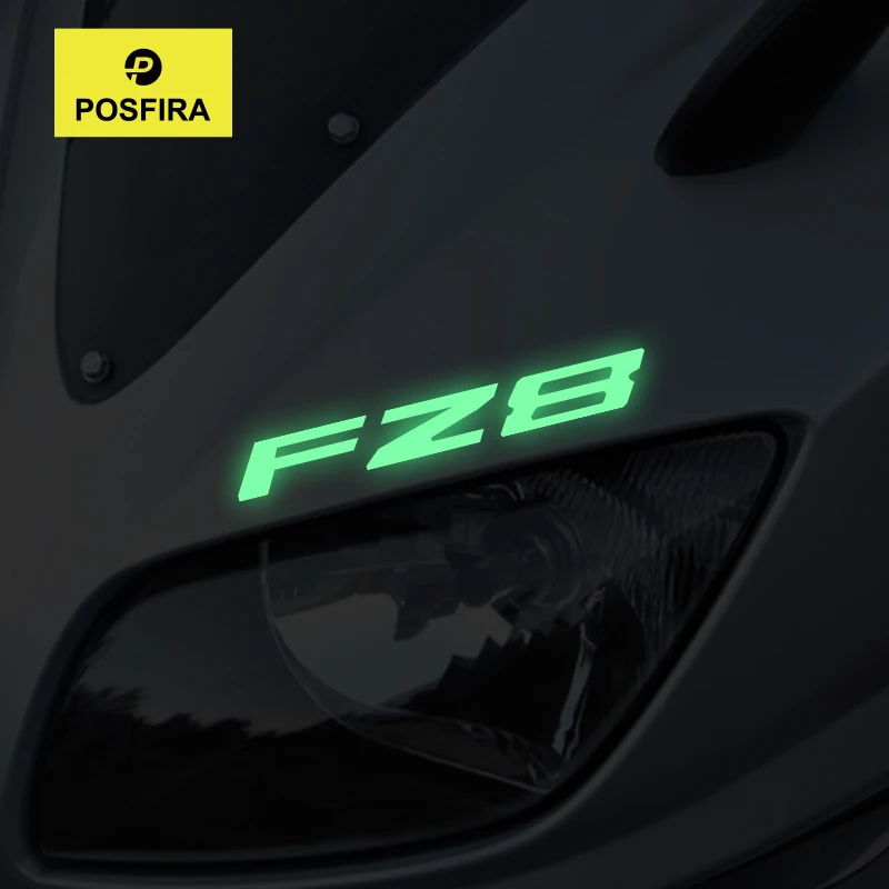 

POSFIRA Motorcycle Stickers Luminous Decals for Yamaha FZ8 Accessories Fazer FZ8N FZ8S 2010-2016 2012 Vinyl Motorbike Sticker