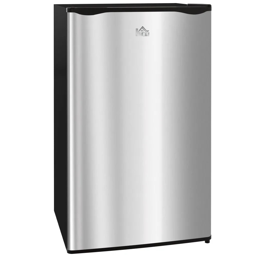 

2024 New 3.2 Cu.Ft Mini Fridge with Freezer, Single Door Compact Refrigerator with Adjustable Thermostat