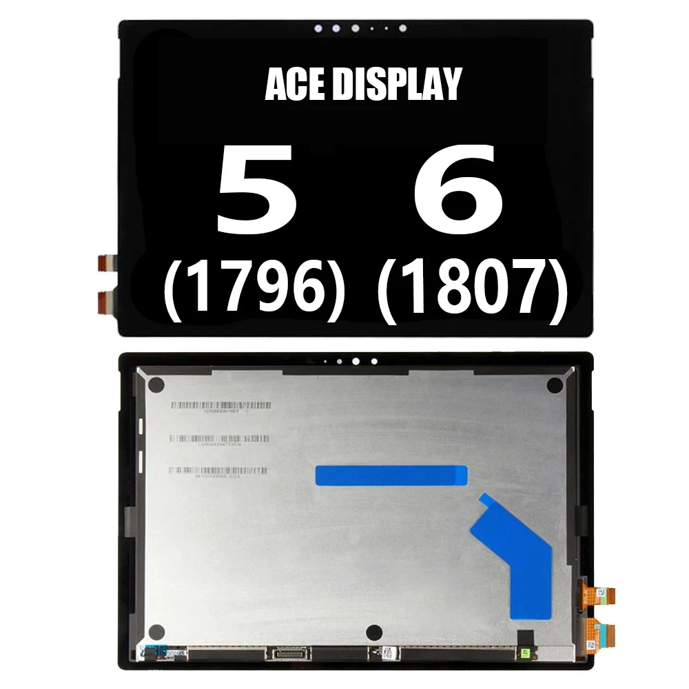 Imagem -05 - Teste Novo Lcd para Microsoft Surface Pro Display Lcd Tela de Toque Digitador Assembléia 1866 1807 1796 1724 16311514 100