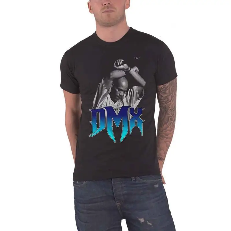 

Dmx T Shirt Arms Crossed Logo New Official Mens Black