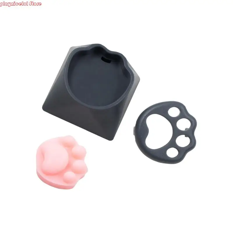 E8BA Elegent Cats Claw Design Keycaps Set Of 4 For Customs Mechanical Keyboards Build