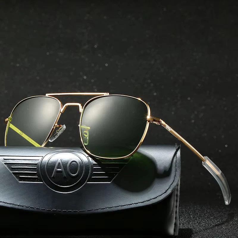 Fashion American Army Military Optical AO Pilot Sunglasses For Men Women Classic Retro Driving Sports Sun Glasses Eyewear 2025