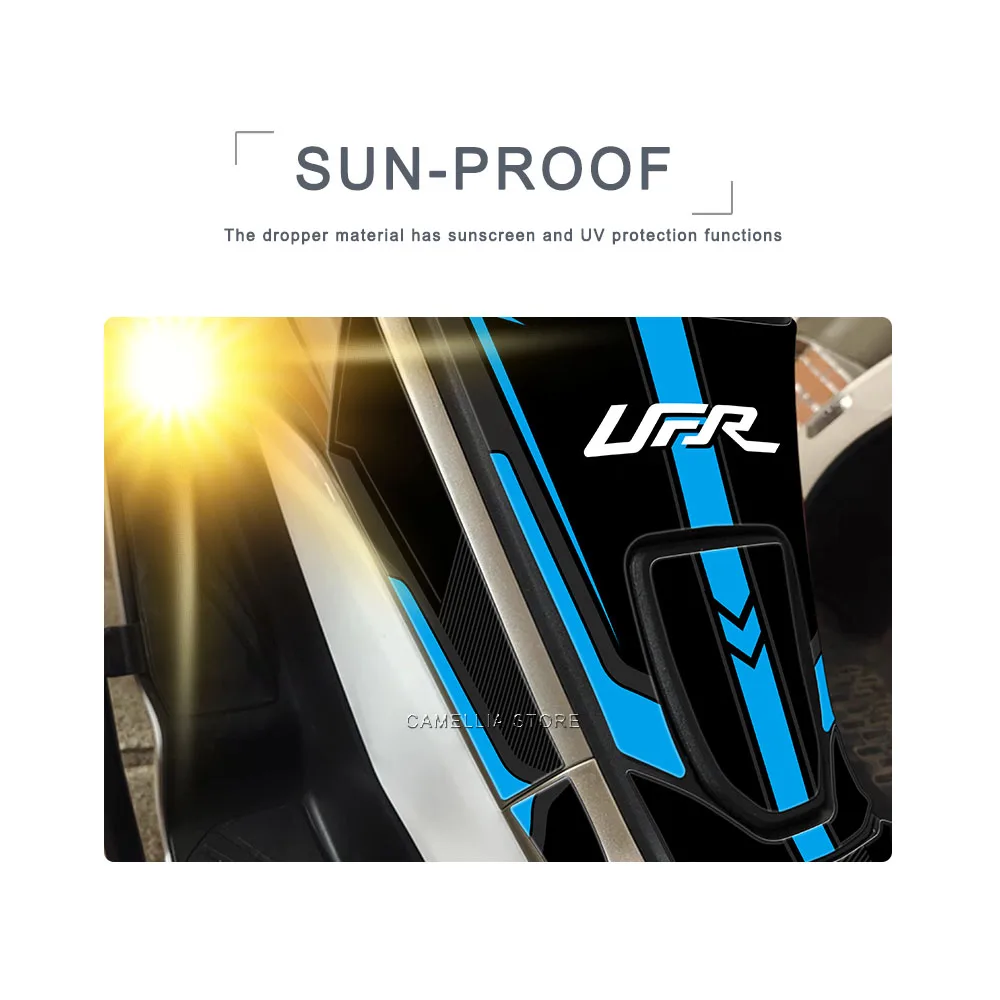 for HAOJUE UFR150 Motorcycle Accessories 3d Epoxy Motorcycle Fuel Tank Sticker Waterproof Sticker Newly Launched Sticker 3