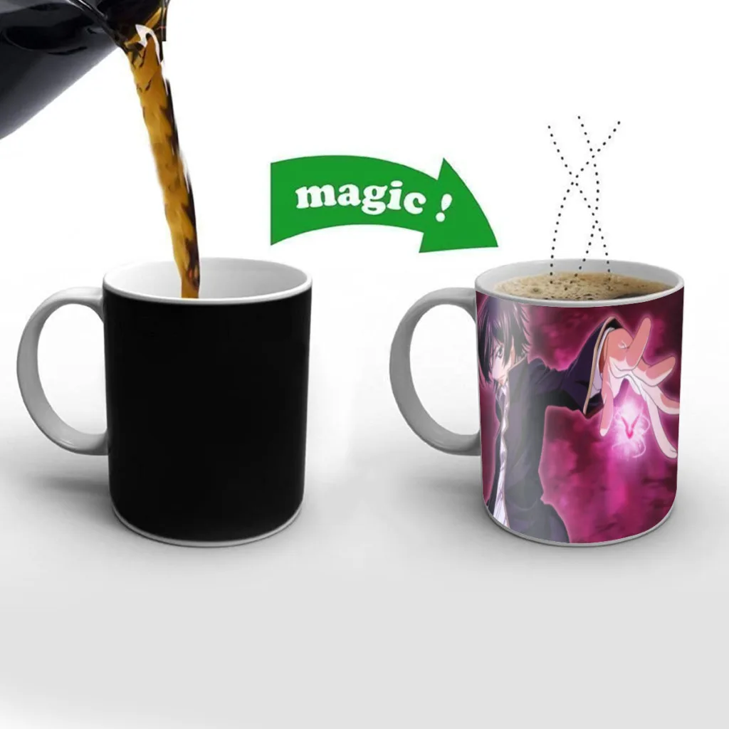 

Anime Code Geass Lelouch Magic Hot Cold Heat Temperature Sensitive Color-Changing Coffee Tea Milk Mug Cup