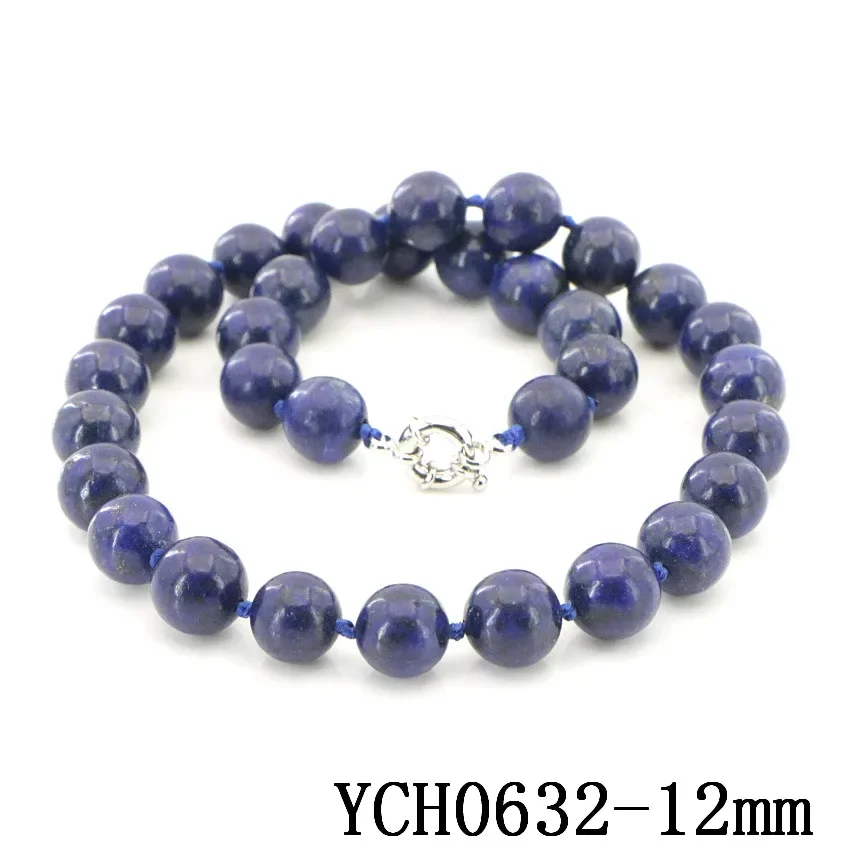 New Arrival 6-14mm Lapis Lazuli Tower Necklace Chain for Women Girls Gifts Wholesale Jewelry Making Wholesale Price 18inch