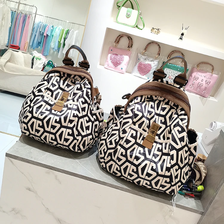 

New Large Capacity Luxury Backpack Shoulder Mochilas Femininas School Nylon Bagpack Travel Sac A Dos Shoulder Femme Anti Vol