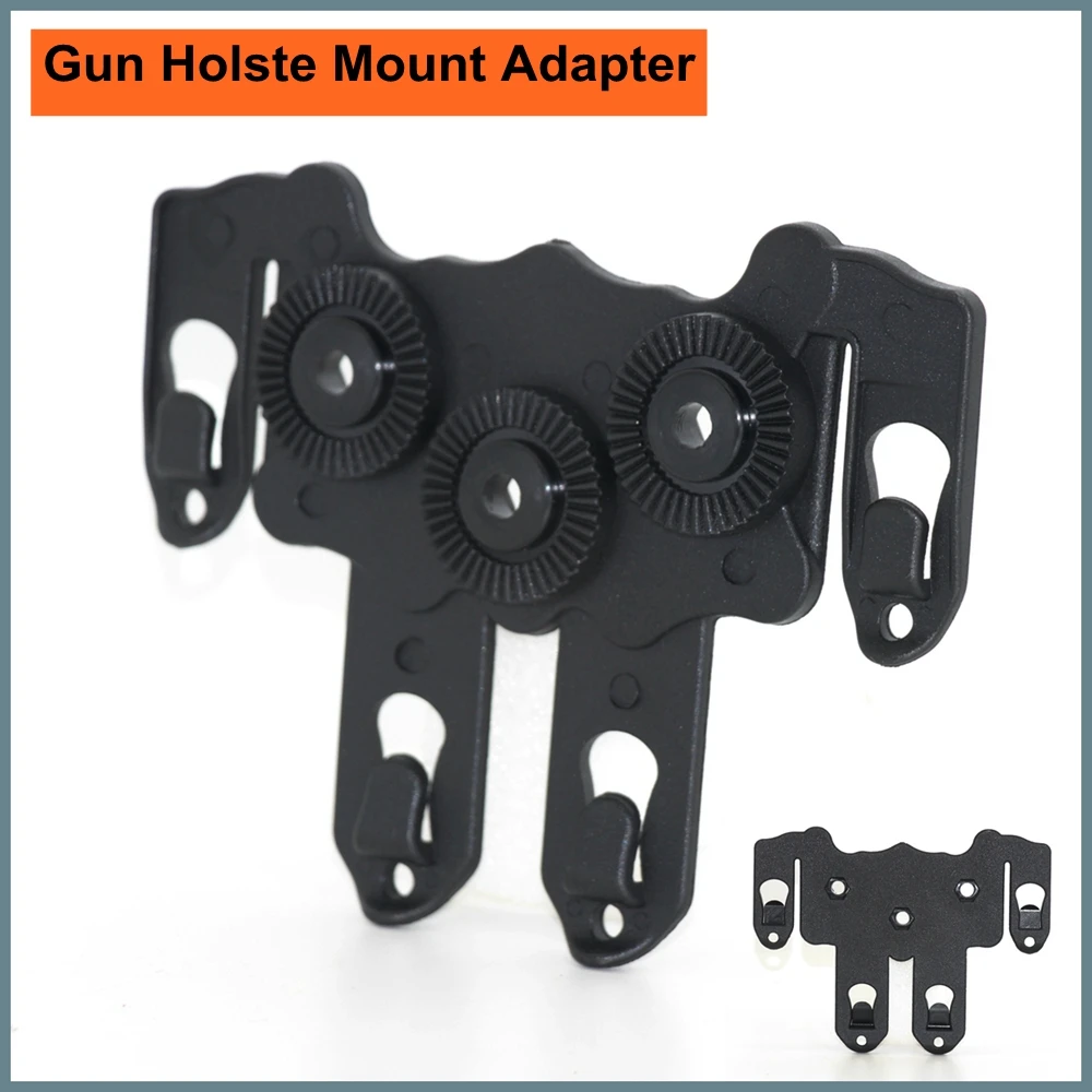 

Тактический нагрудный кронштейн MOLLE для крепления к жилету, пластиковый адаптер-держатель для пистолета, быстросъемный зажим-платформа для охоты, G17, M92, 1911, USP