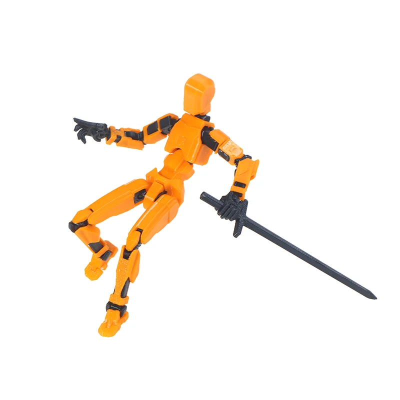 

Игрушечные подарки для детей и взрослых, инструменты для декомпрессии, многошарнирный подвижный робот с 3D печатью, искусственная экшн-фигурка счастливого 13, игрушка