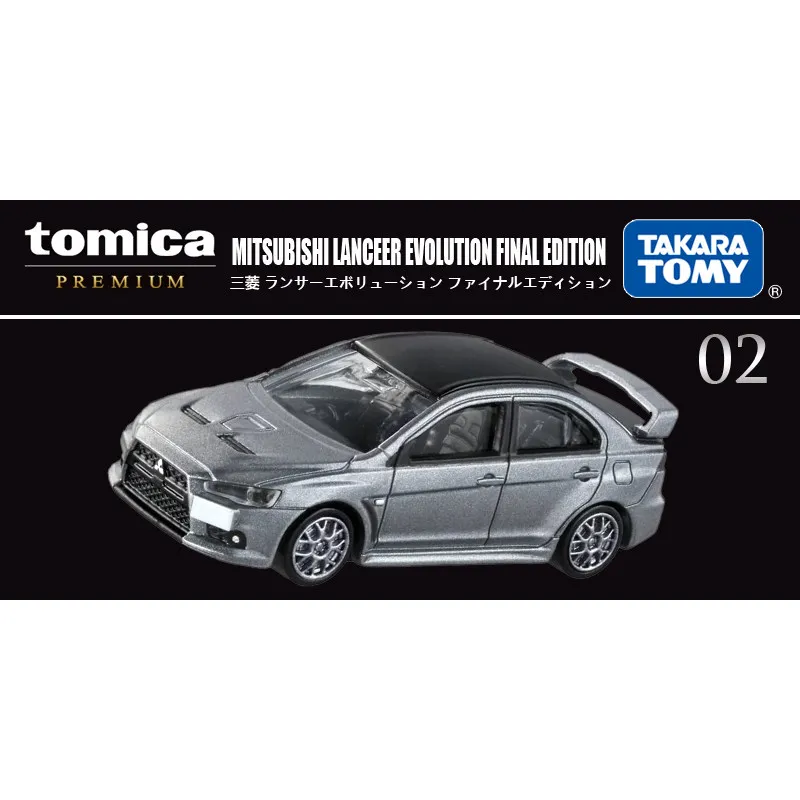 

TAKARA TOMY Simulated alloy car MITSUBISHI LANCEER EVOLUTION FINAL EDITION Desktop decorations mini car model collectibles gift