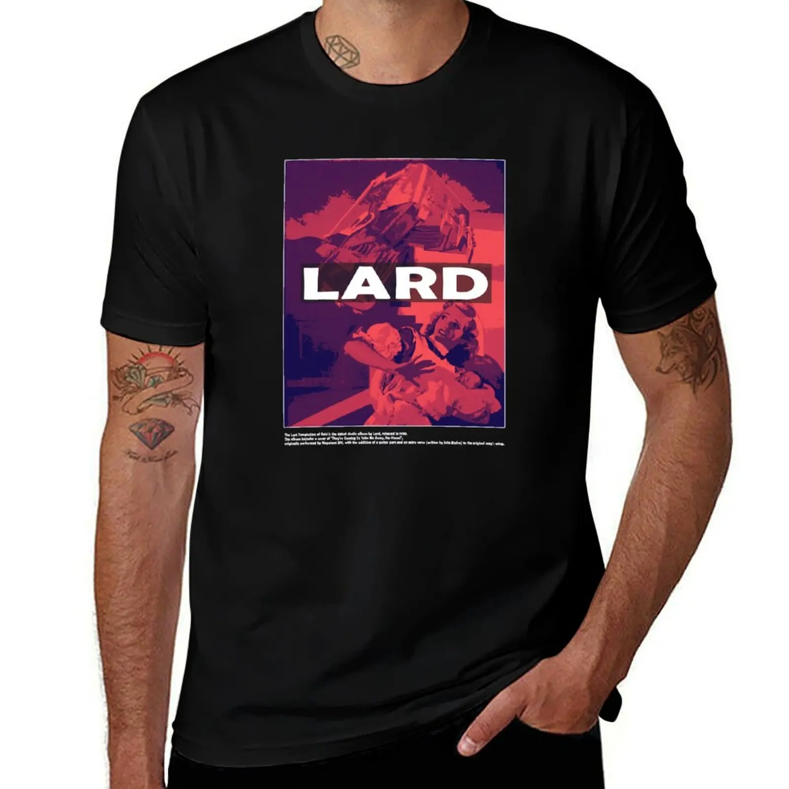 

LARD - The Last Temptation of Reid Inspierd Design T-Shirt printed t shirts for man T-Shirt