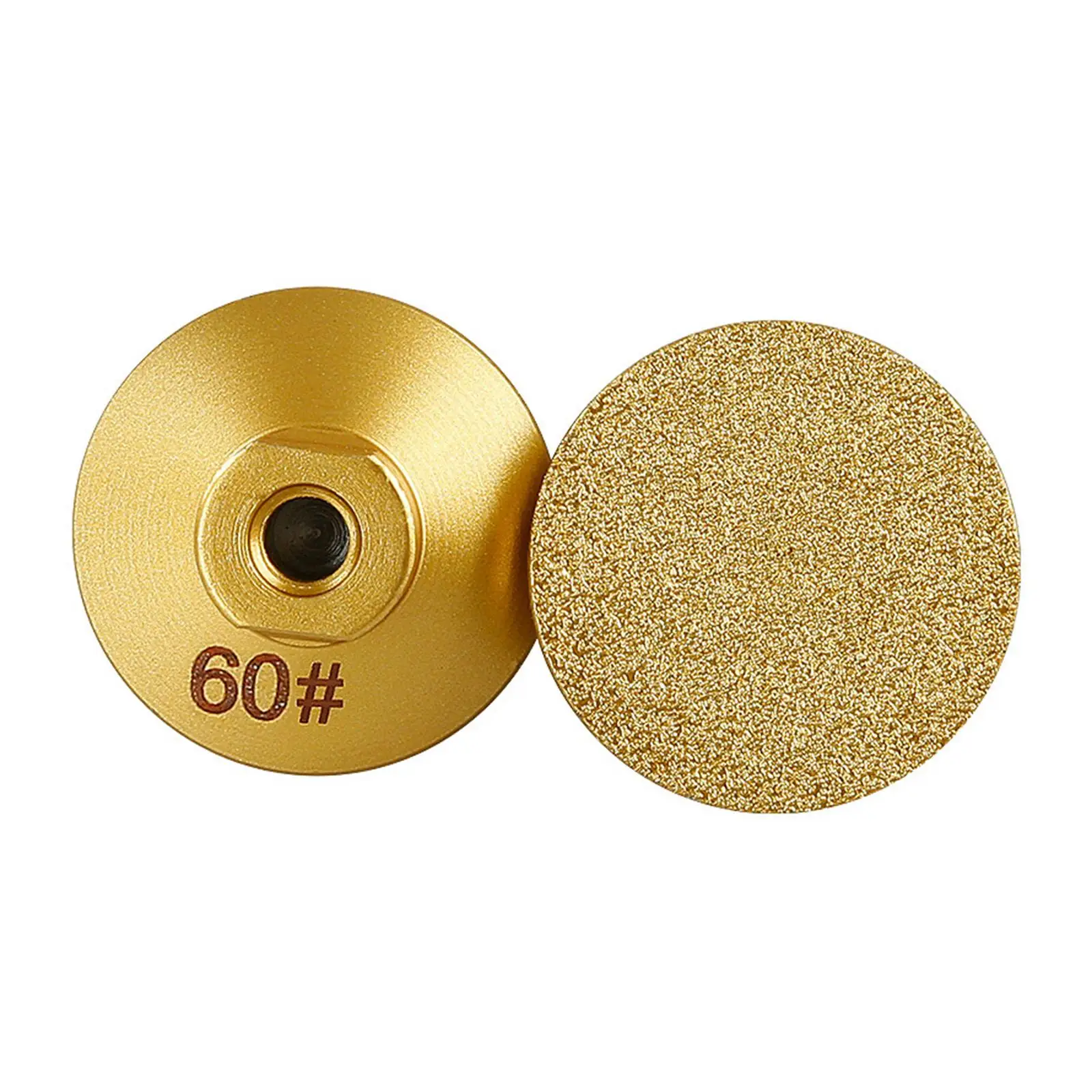 

5cm Angle Grinder Grinding Wheel Disc M10 Thread Sturdy Multipurpose Brazed Grinding Disc Polishing Pad for Ceramic Granite