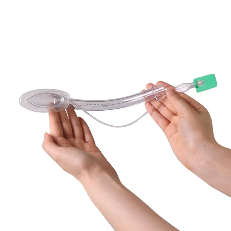 סוג חדש מפעל מחיר רשמיש רגיל pvc laryngeal מסיכת אוויר מסכת דרך הפה