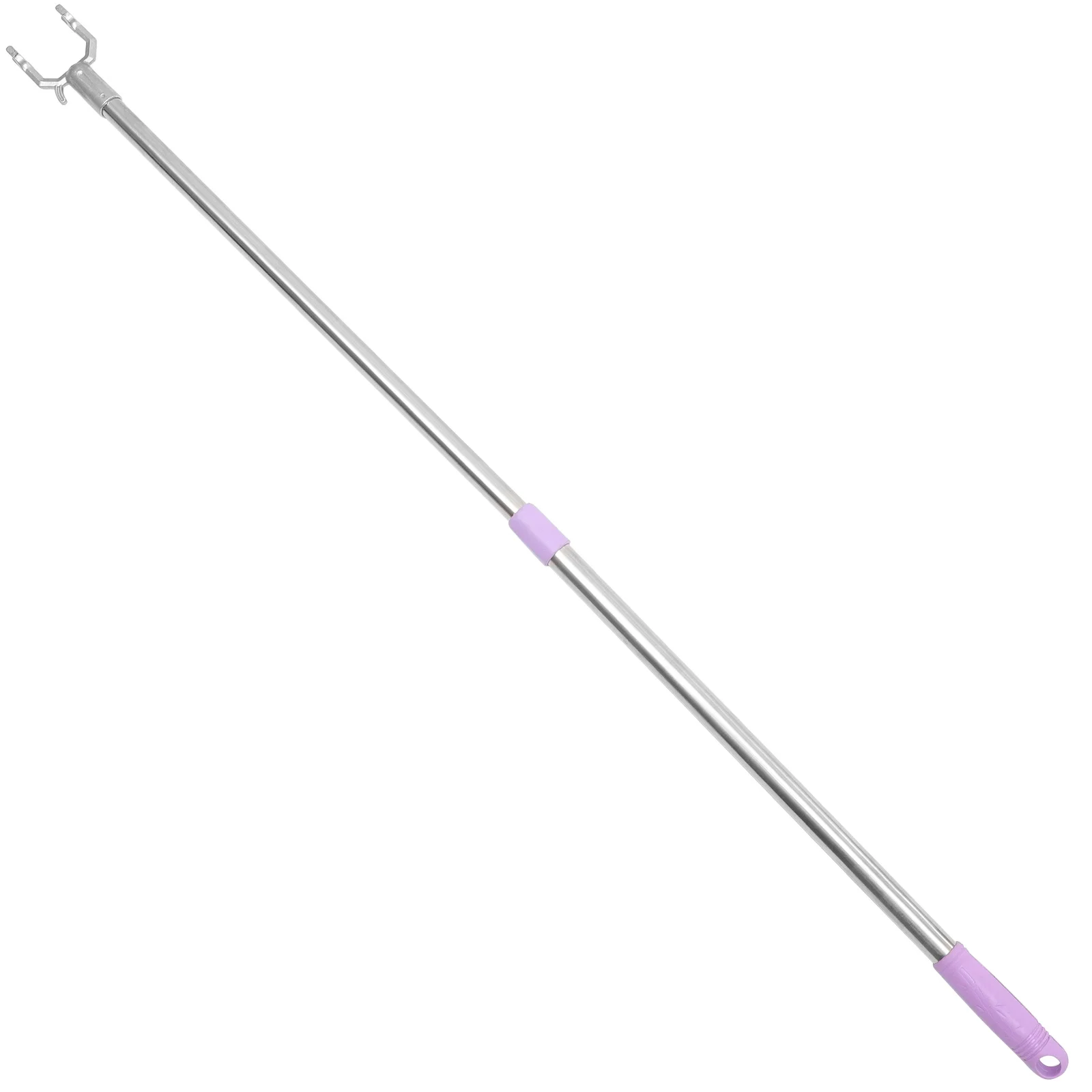 

Telescopic Clothes Drying Rod Aluminum Purple Head Retractable Stainless Steel Pole Balcony Wardrobe Ceiling Clothesline