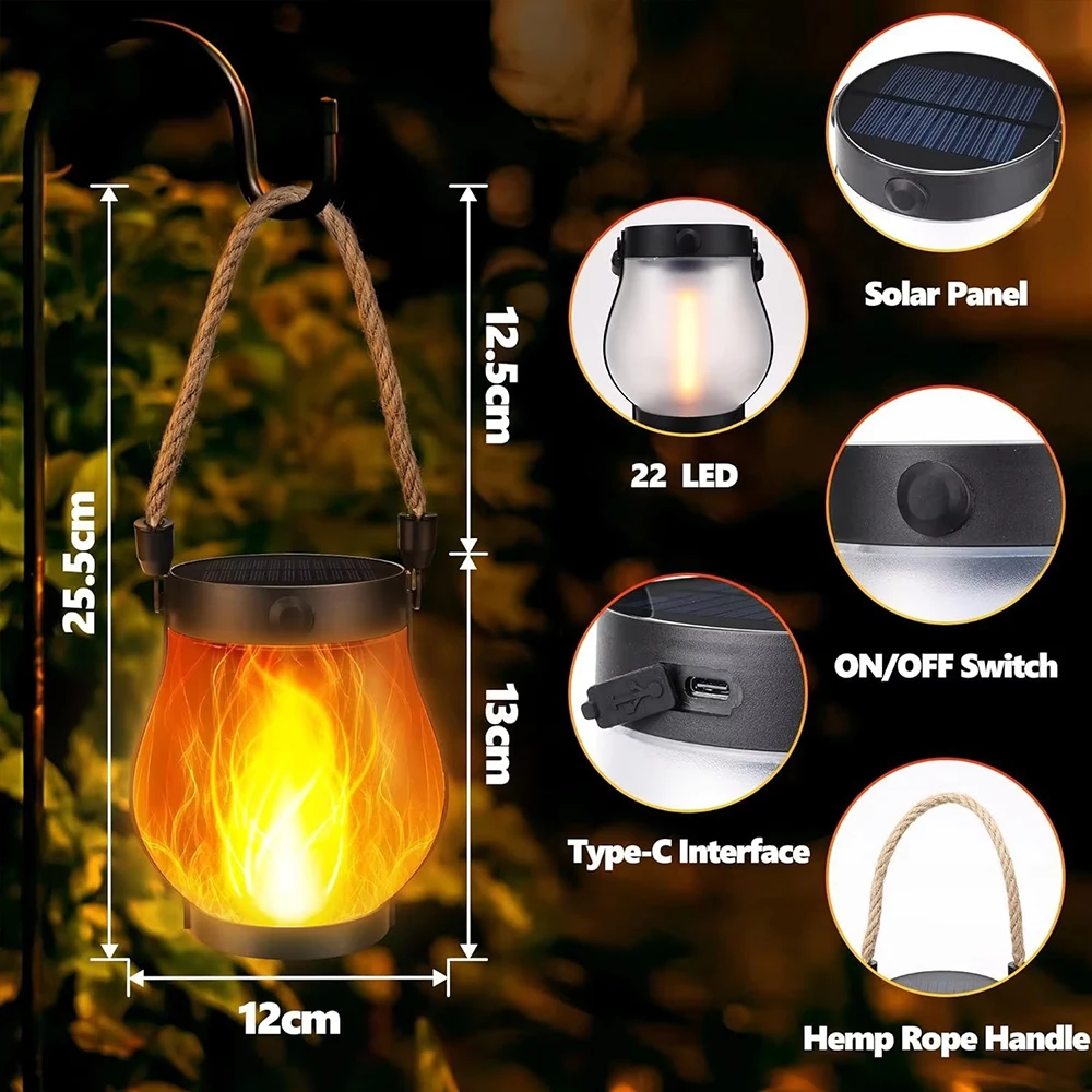 โคมไฟเปลวไฟพลังงานแสงอาทิตย์กล - Fire Torch Solar บทวิจารณ์และราคา