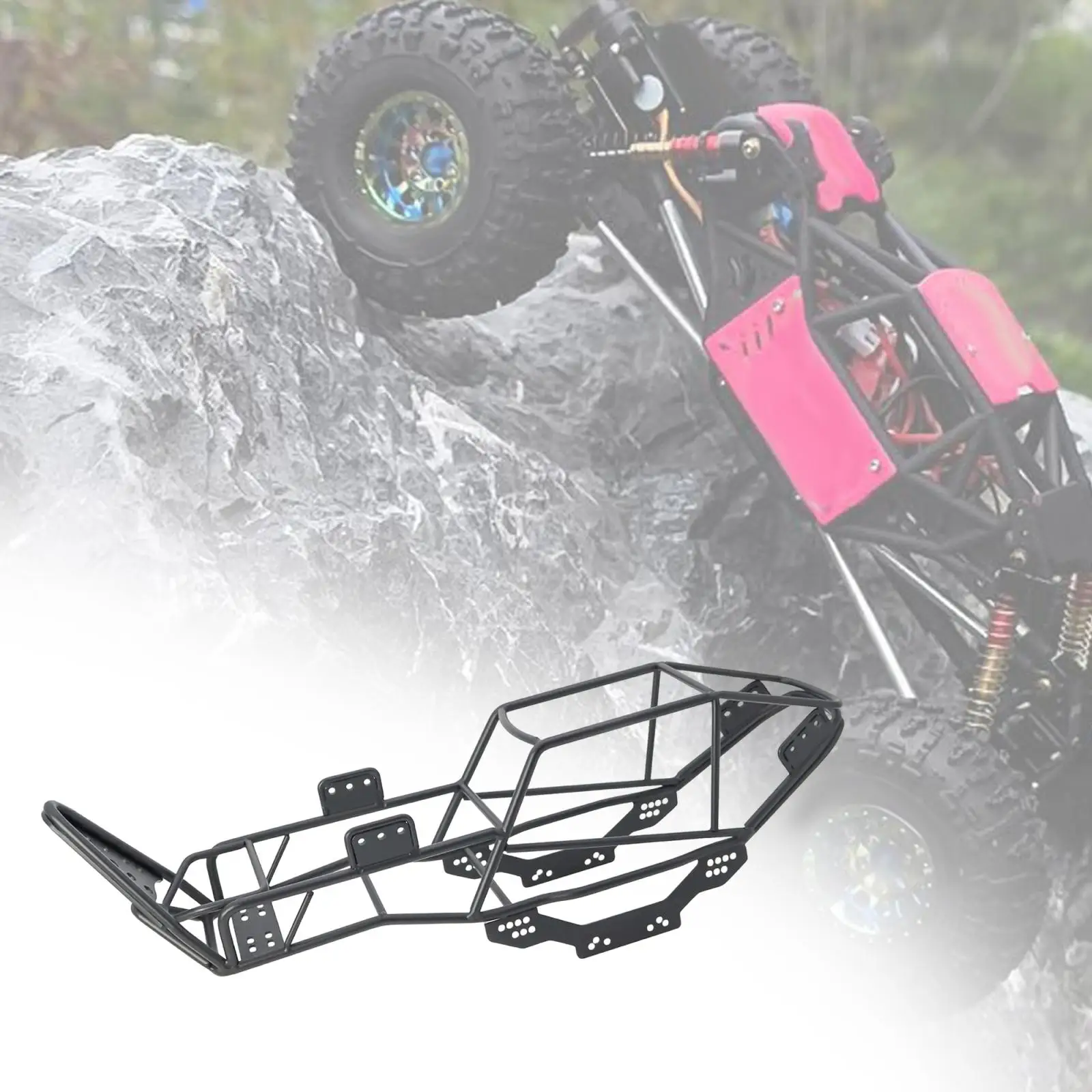 

Металлический каркас шасси для радиоуправляемых краулеров, прочная стальная защитная рама для модификации деталей и аксессуаров радиоуправляемых машин масштаба 1/10