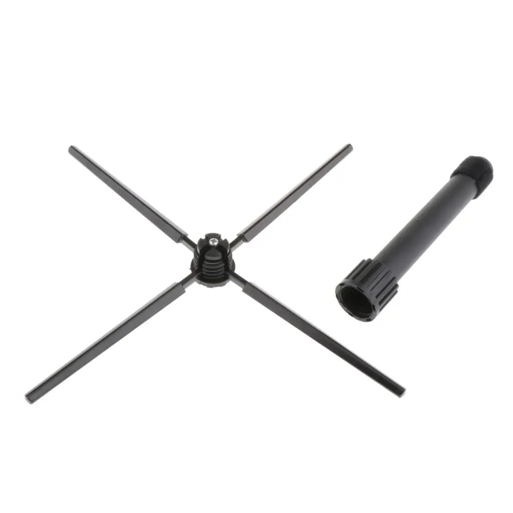 Lightweight Black Flute Clarinet Stand Metal Holder Accessories for Clarinet Bag or Case Protection