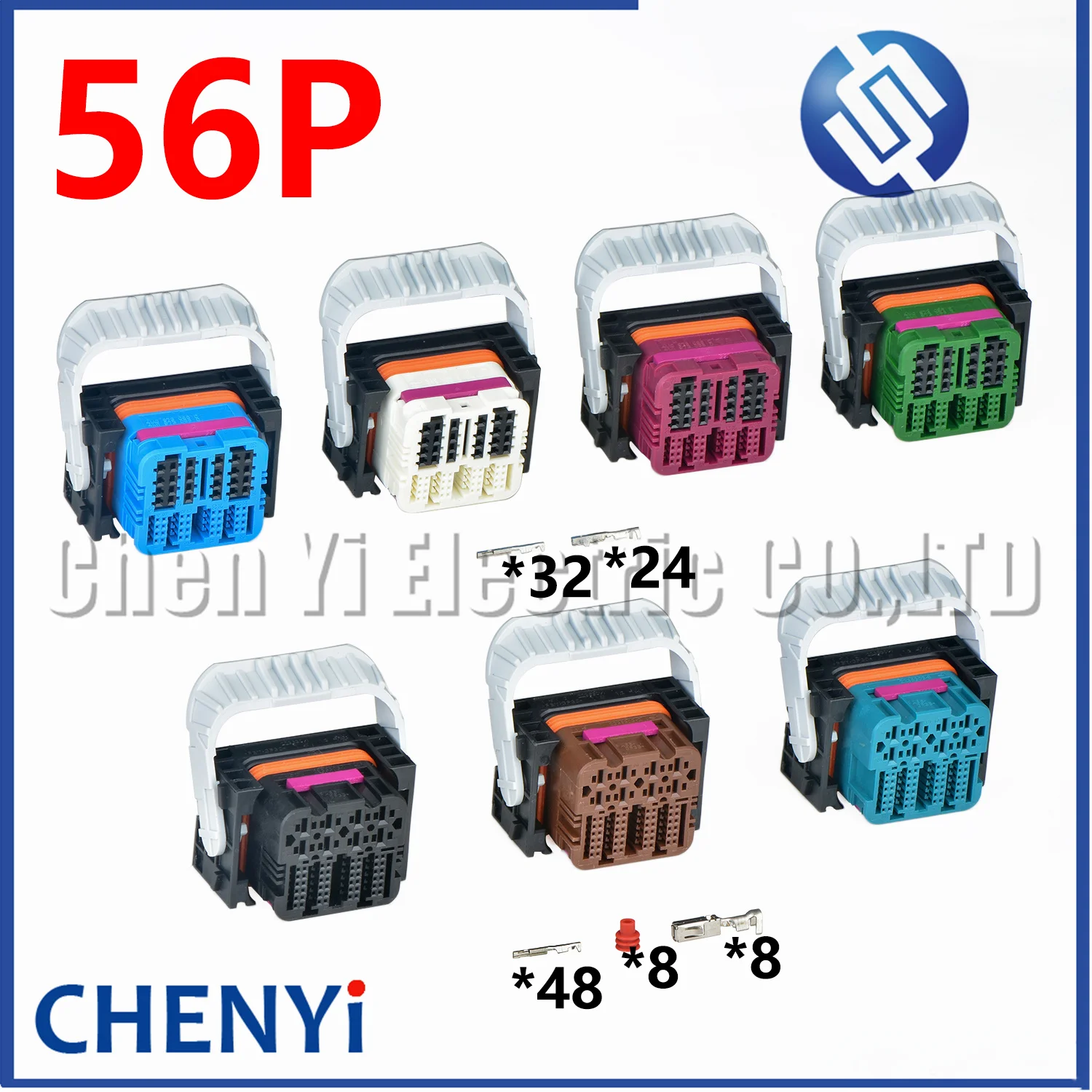 56 Pin Auto ECU connector Car engine computer board plug 4M0973056 4M0973050 06M907309C 9A7907309 06M907309G MG1CS002 MG1CS008