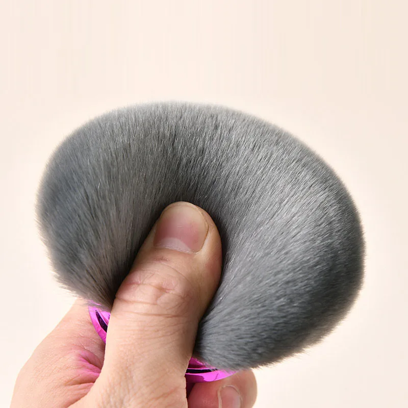 Pincel de maquiagem corporal extra grande para auto-abronzeador, maquiagem de pernas e aplicador de bronzeamento automático, cabeça redonda larga, pincéis kabuki para corpo
