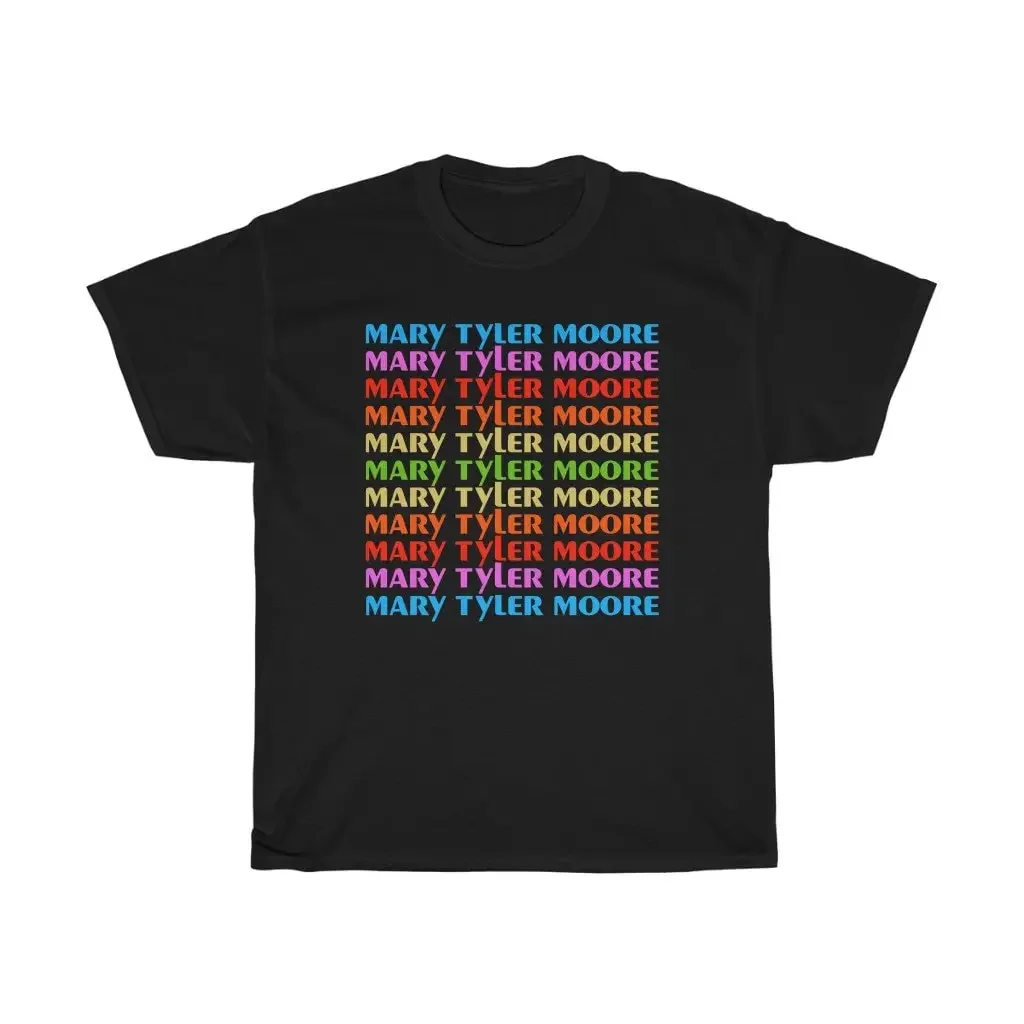 Mary Tyler Moore Retro Tv Show Black T-shirt Size S to 5XL