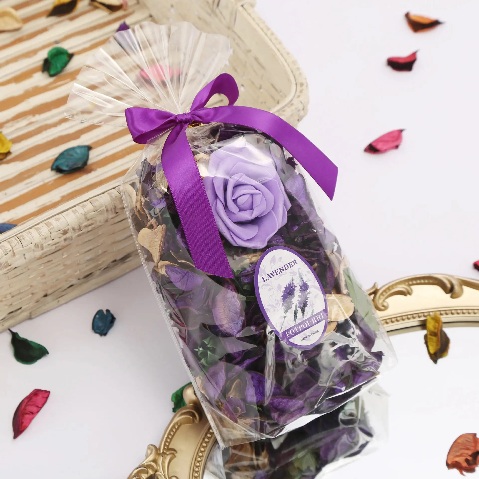 Natural Plant Fragrant Bag, Dry Flower, DIY Bedroom Petal Fragrant Bag, Rose Flavor, Wardrobe Fragrant, Home Decor Incense