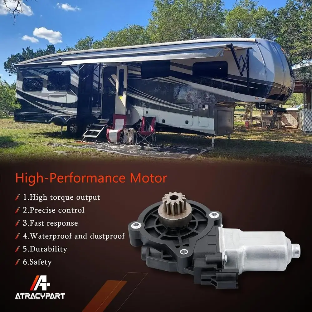 طقم استبدال محرك RV لـ Pre-IMGL/9510، محرك خطوة الدخول متوافق مع سلسلة خطوات كهربائية أوتوماتيكية Lippert Kwikee #5