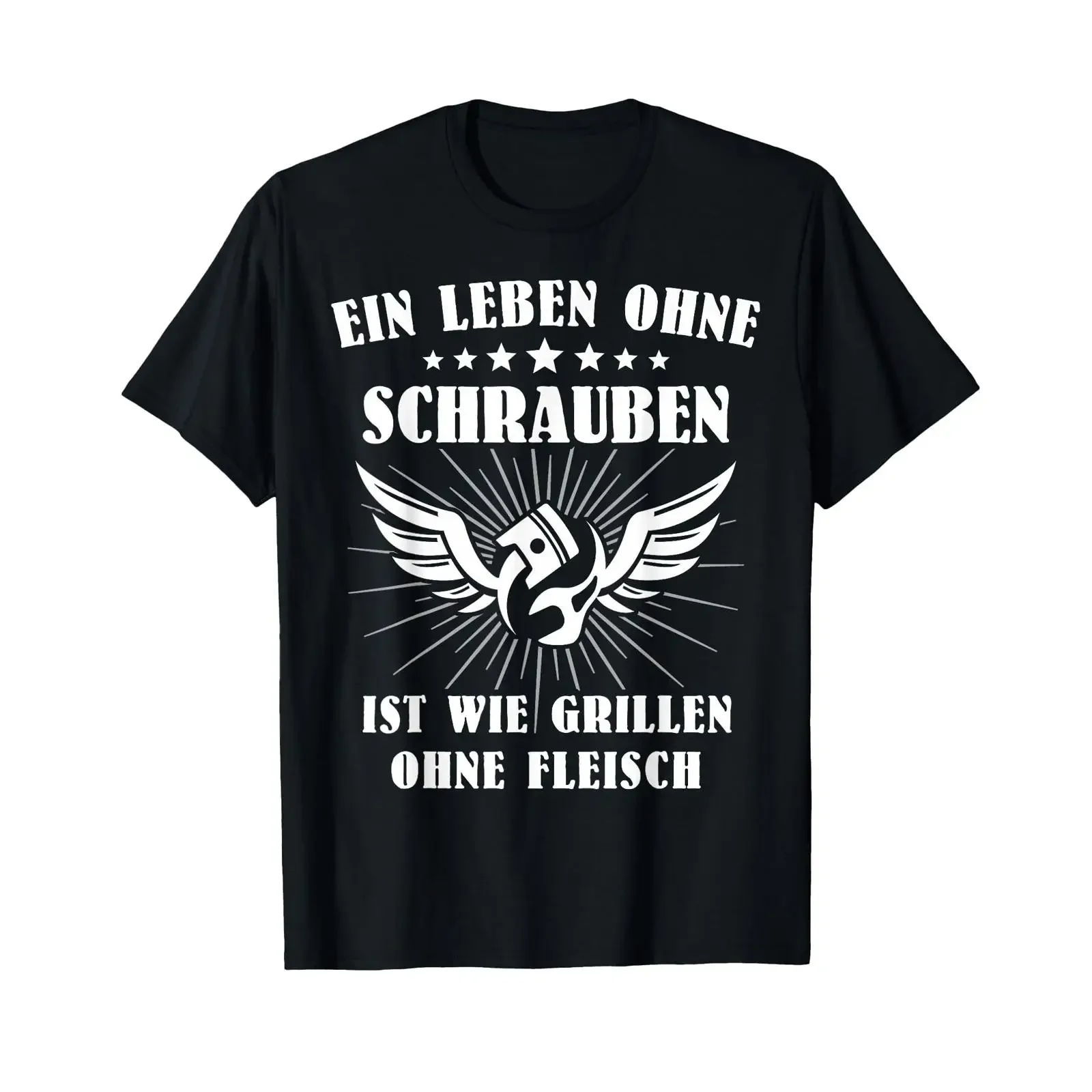 Screws car tuning mechanic vehicle T shirt vintage Washed homme Breathable designer clothes fashion streetwear Unisex