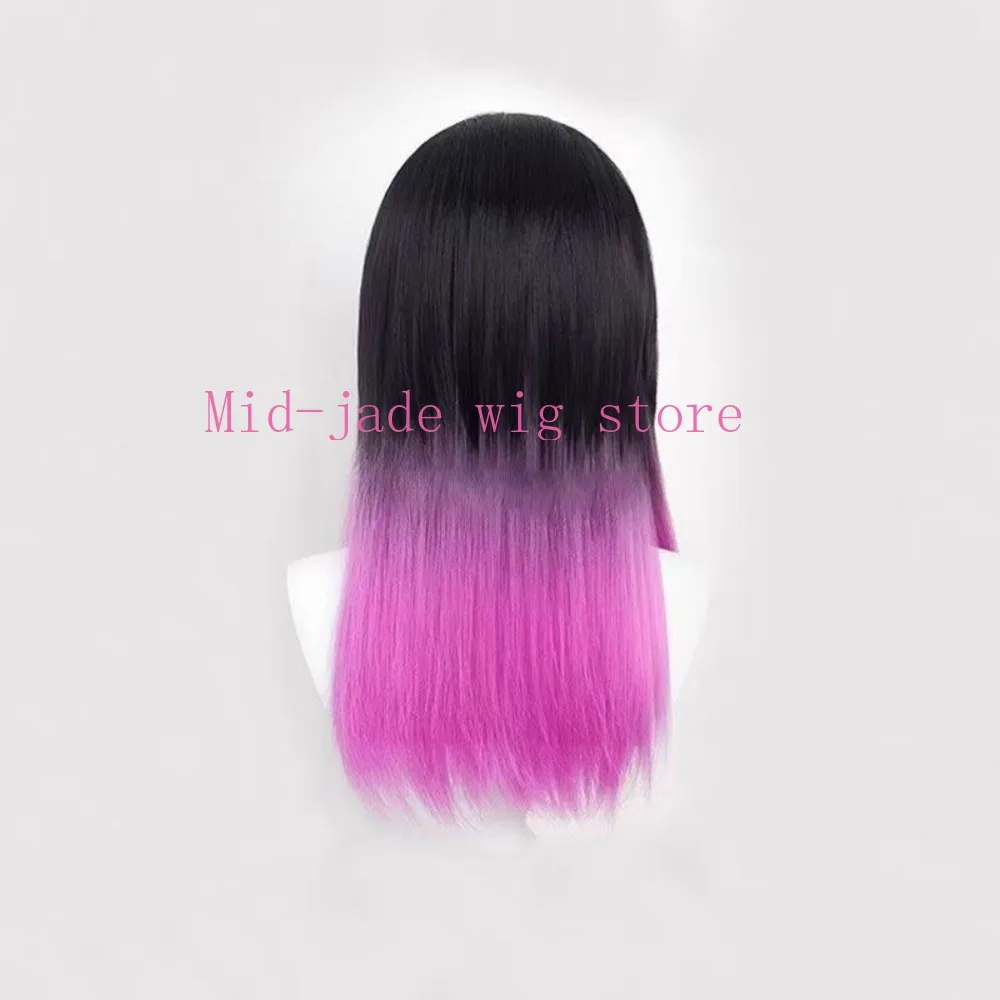 Reyna Inspired Tactical Game Cosplay Wig Gradient Long Hair Character Wig for Convention Photography