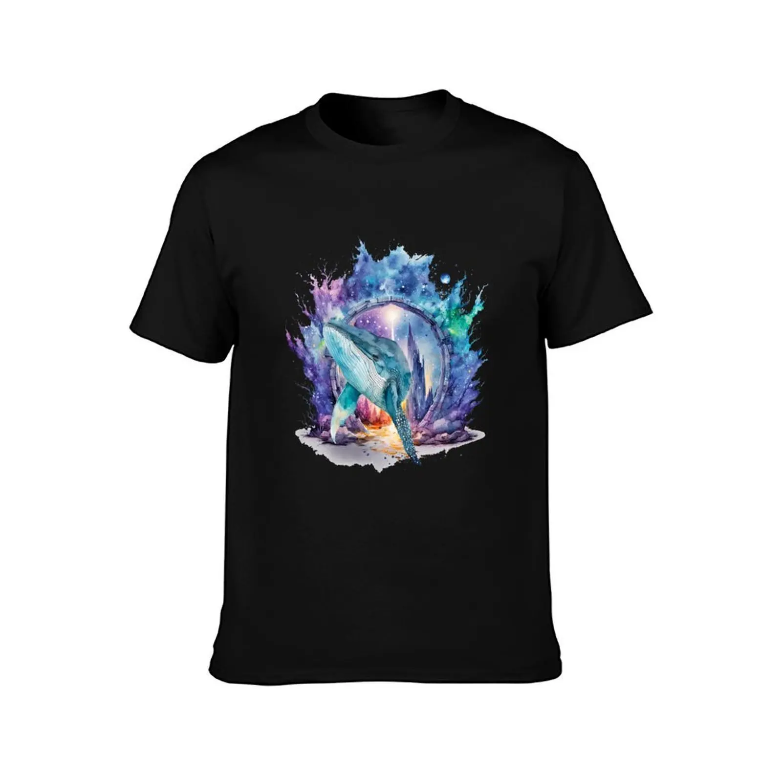 Whale Portal T-Shirt Quick Dry Outdoor Sports T-Shirt