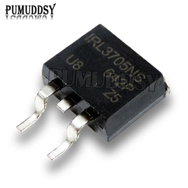 10PCS IRL3705NS TO-263 IRL3705 TO263 55V 89A IRL3705NSPBF IRL3705N New And Original