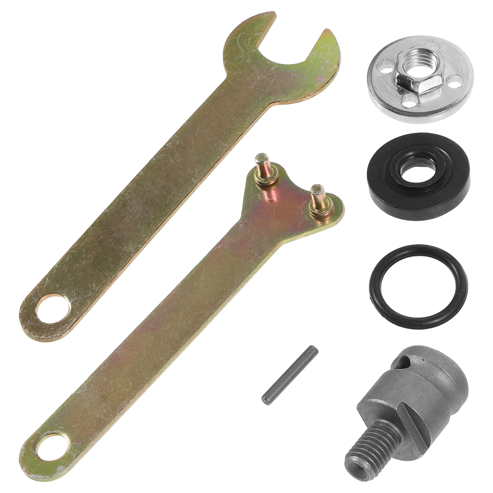 

Electric Angle Grinder Accessories Sturdy Steel Drill Adapter Conversion Kit Cutting Polishing Grinding Tools Flange Nuts