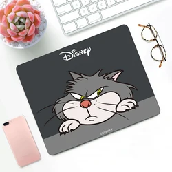 Disney-alfombrilla de ratón para juegos de Cenicienta Lucifer Cat, alfombrilla pequeña para PC Gamer, decoración de escritorio para oficina