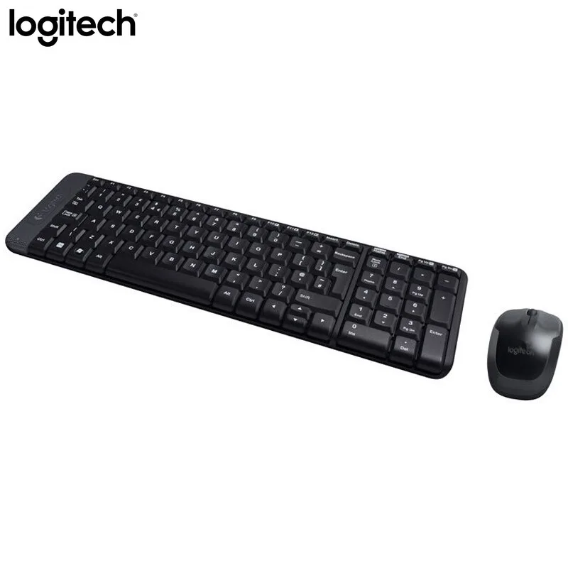 

Logitech MK220 Wireless Keyboard & Mouse Combo with Narrow Edge Keyboard, USB Receiver, Long Battery Life, for PC/Laptop