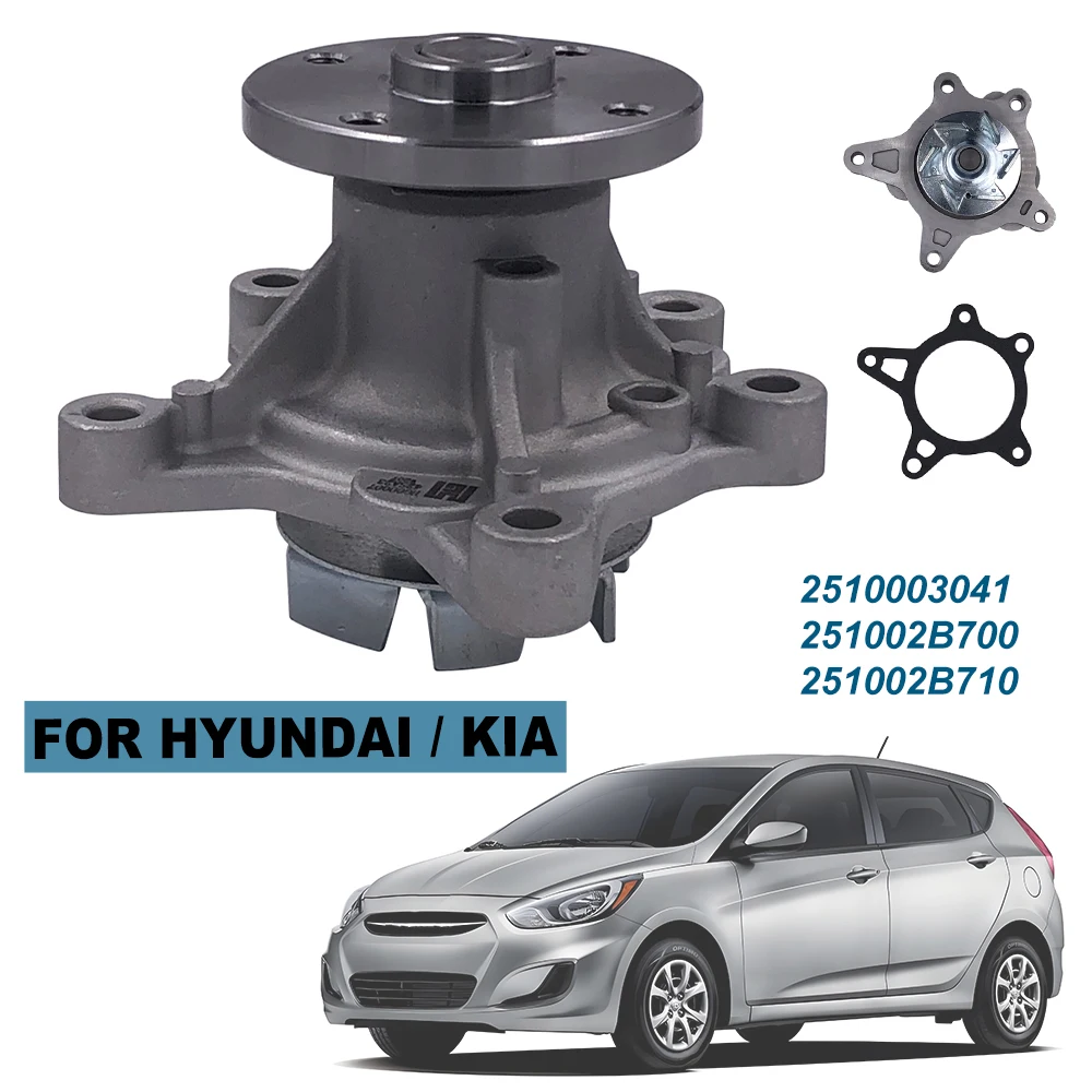 

Water Pump 251002B700 For KIA CERATO CARENS RIO PRO CEED SOUL SPORTAGE VENGA HYUNDAI ELANTRA ACCENT i40 i30 i20 ix35 ix20 TUCSON