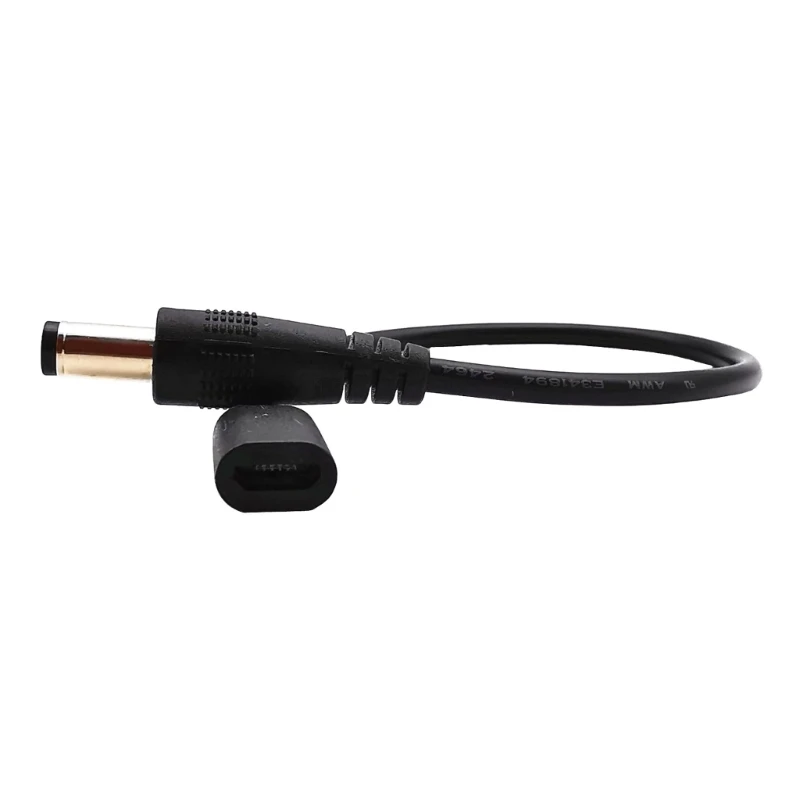 

DC5.5x2.5mm Male to Micro USB 5pin Female DC Power Supply Extension Cord 22AWG 3A Adapter Cable 20CM/7.87in Drop Shipping