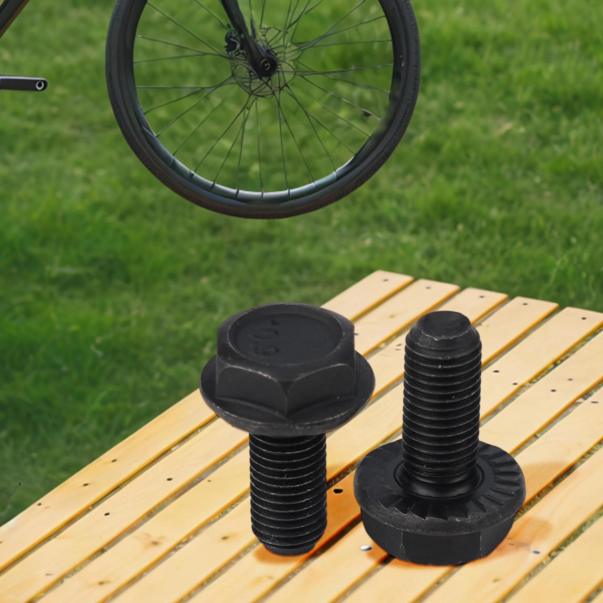 2Pcs Bicycle Bottom Bracket Screw Waterproof Square Hole Bolt Central Shaft Crank Crank Seal Screw Mountain Bike Bottom Parts