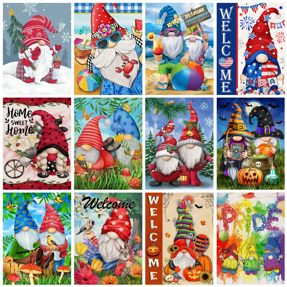 5D Diy Diamond Painting Cartoon Dwarf Full Rhinestones Embroidery Mosaic Art Cross Stitch Kits Home Decor New Arrivals 2023