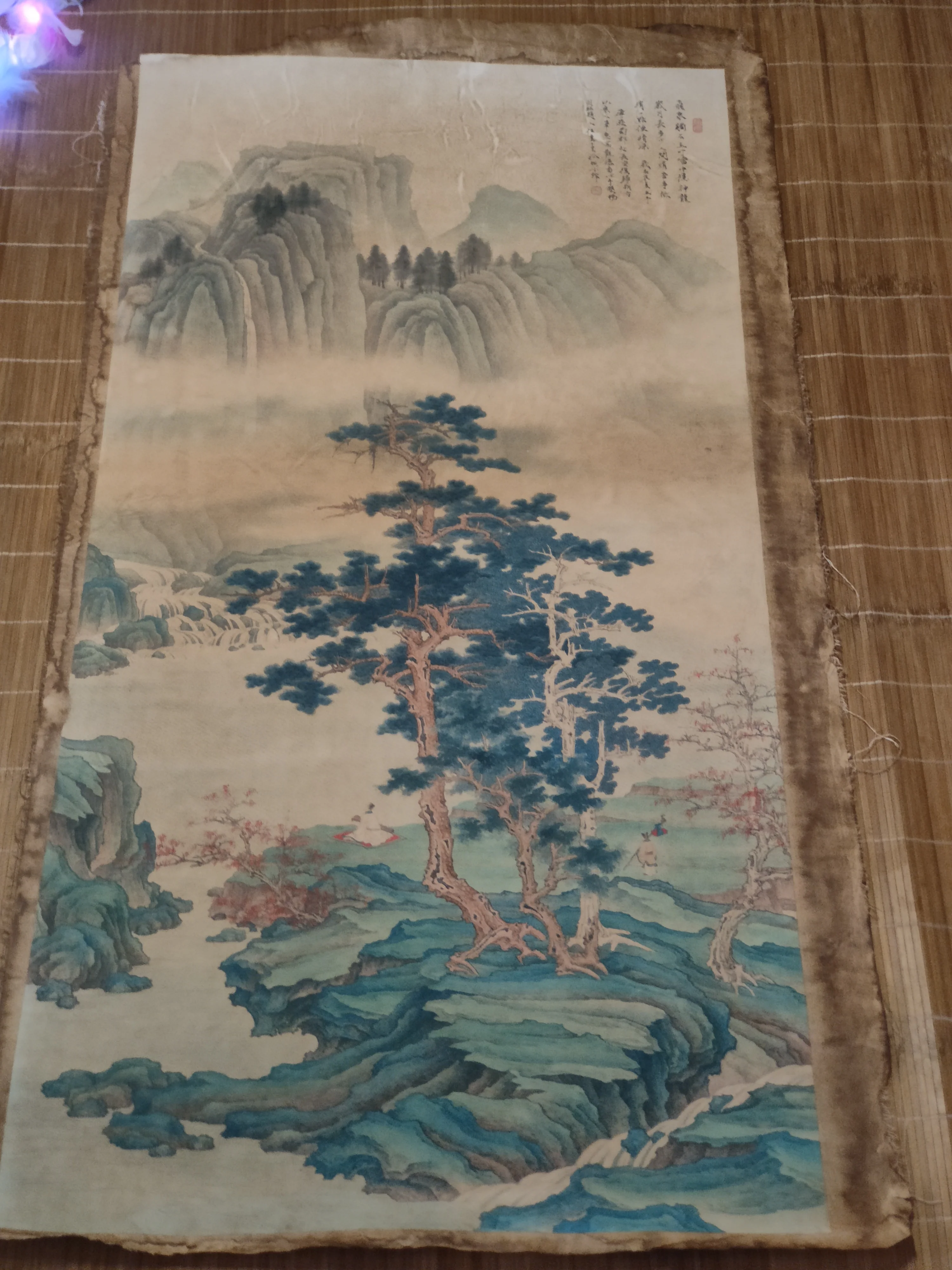 China Xuan Paper Home, Living Room, Study Room, Porch Corridor, Painting and Waterfall View.