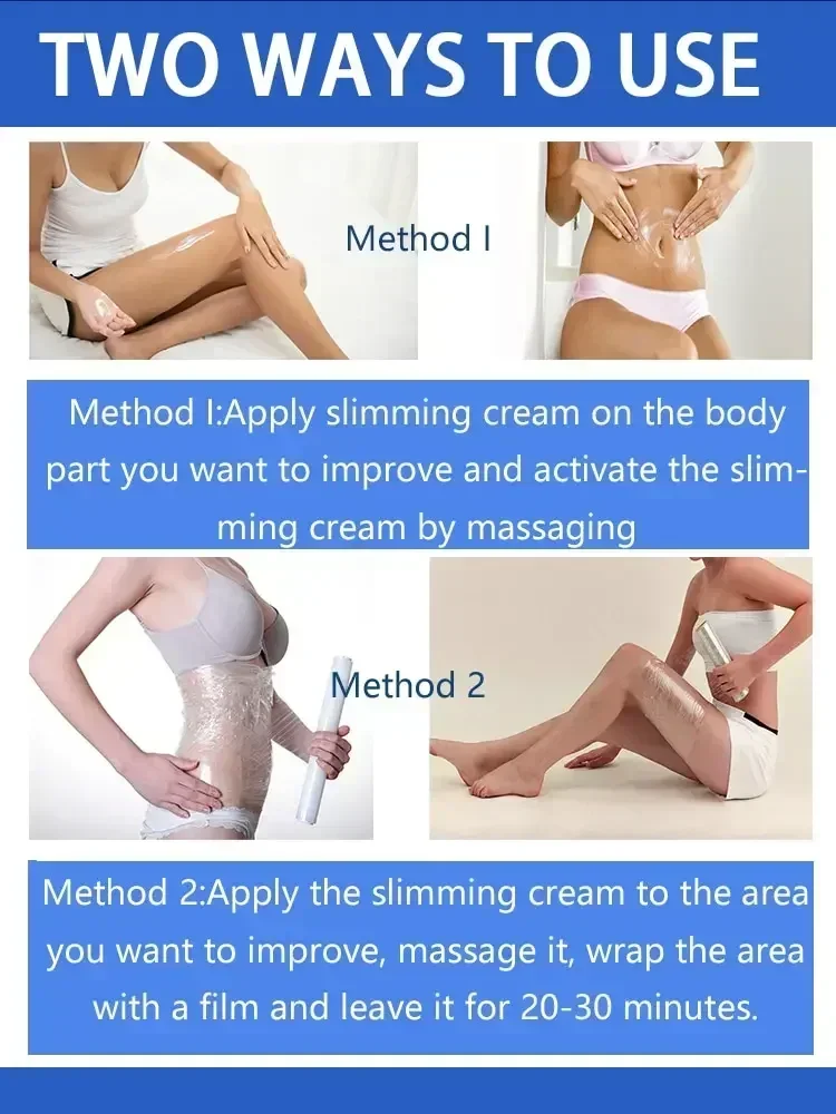 Creme Emagrecedor Rápido para Homens e Mulheres, Queima De Gordura, Escultura De Corpo Inteiro, Poderosa Perda De Peso Da Barriga, 7 Dias