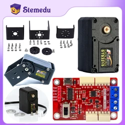 7.4 V 19 KG Seri Veri Yolu Akıllı Manyetik Kodlayıcı Geribildirim Servo Metal Dişli 360 Derece Açı Kontrol Edilebilir TTL Robot Motor RC İHA