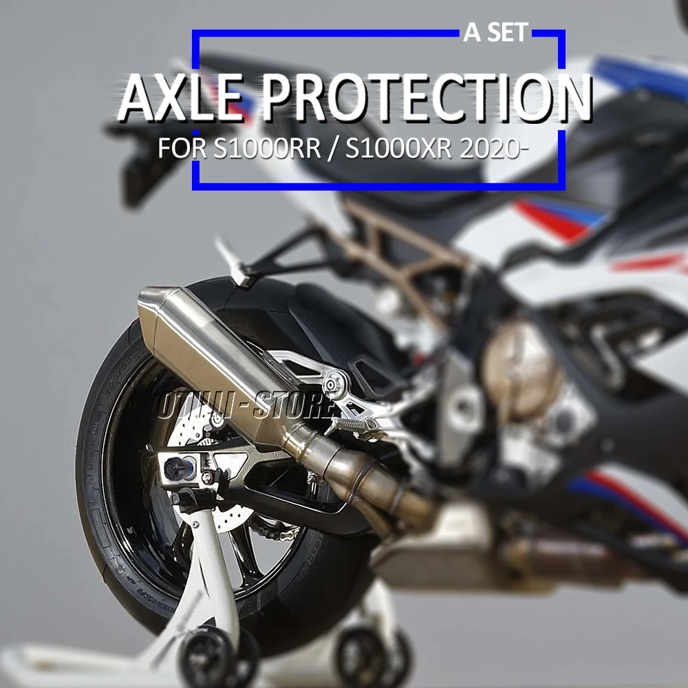 

New Accessorie Set For BMW S1000XR S1000RR Front Axle Slider Wheel Crash Pads Protector S1000 XR S1000 RR 2020 2021 2022