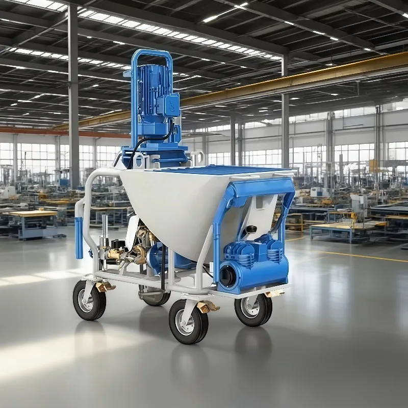 Gypsum Plaster Spraying Machine Electric Mortar Sprayer 50Bar Pressure for Indoor Wall Ceiling Plastering Machine Customized