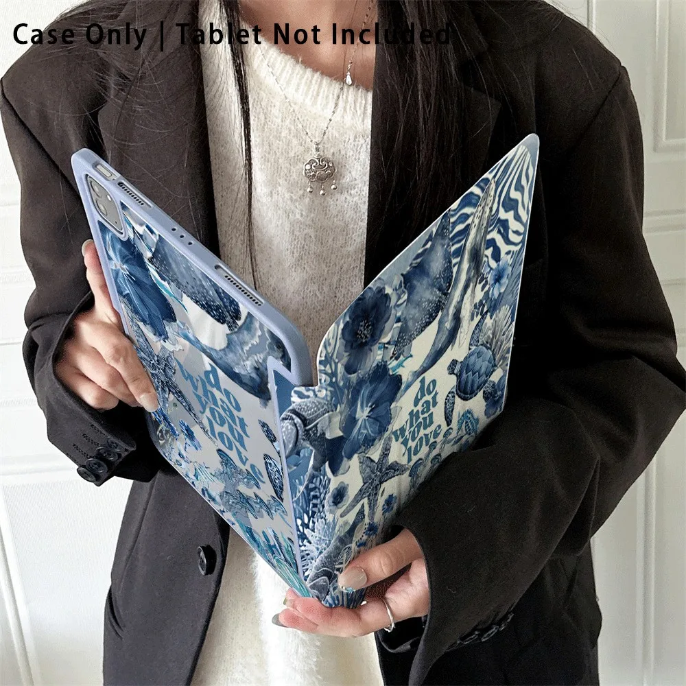 حافظة لهاتف سامسونج باد، حافظة ذكية متوافقة مع سامسونج لجهاز جالاكسي تاب S7/S8/S9