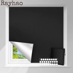 Cortina opaca para ventanas, tela opaca portÃĄtil extraÃble para ProtecciÃģn de Privacidad, oscurecimiento de ventana, pegatinas negras, bricolaje, 2024