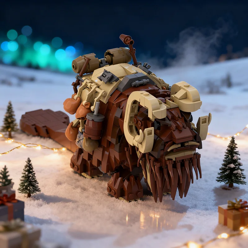 

738pcs MOC Bantha Star Battle Model Building Blocks Creative DIY Gift Display Decor Assemble Premium Adult Kids Desk Home Toy