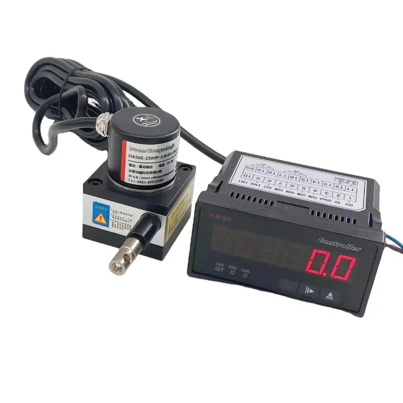 High Precision Wire Pull Encoder, 485 Output 1000mm Length With Display Rope Absolute Encoder
