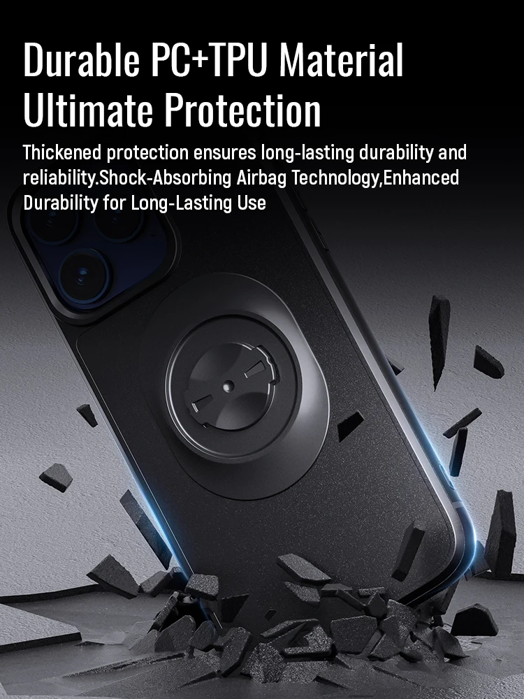 Szybkozłączka do iPhone 17 16 15 14 13 Pro XsMax 8 Plus 7 6 SE uchwyt rowerowy motocyklowy na telefon Garmin — zdjęcie produktu 5